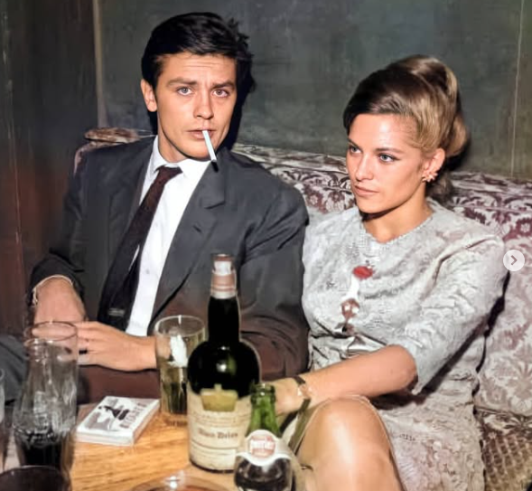 alain delon wife